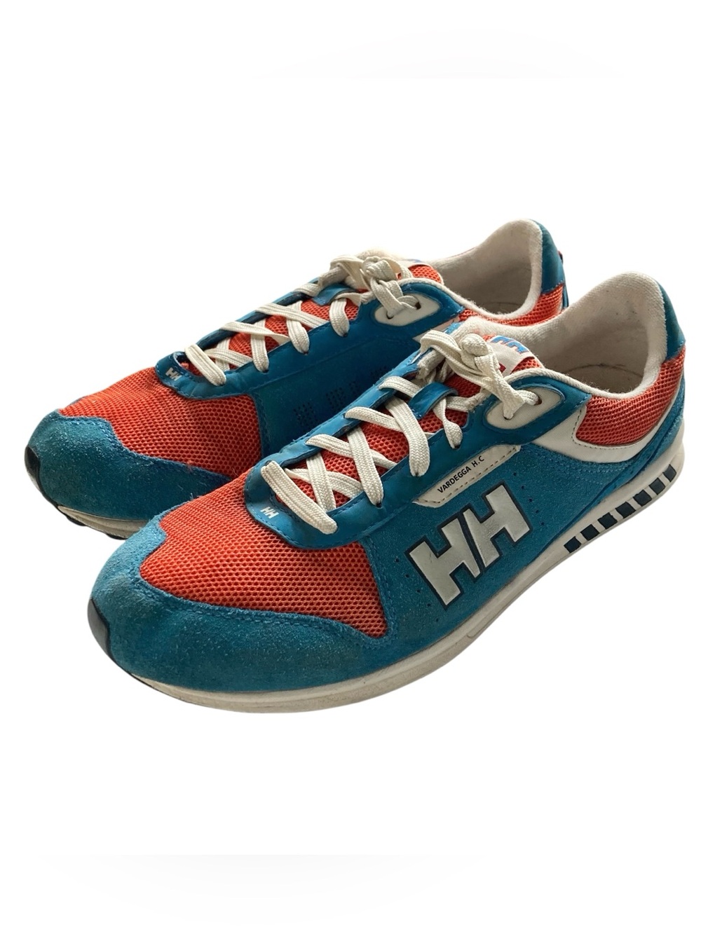 Helly Hansen Men’s Vardegga Teal Blue Orange Everyday Athletic Sneakers